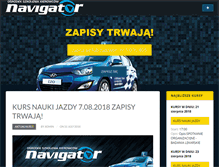 Tablet Screenshot of osk-navigator.pl
